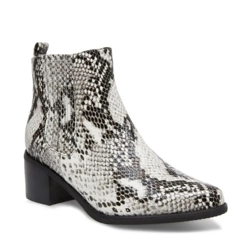 BLONDO | Elvina Snakeskin Waterproof Ankle Boots
